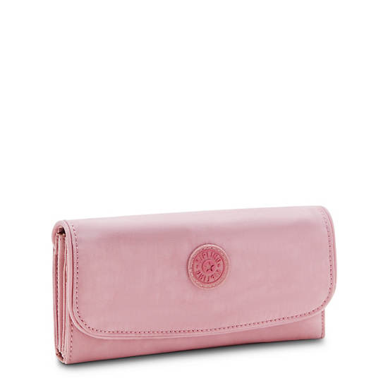 Kipling Money Land Snap Plånbok Rosa | SE 1420IL